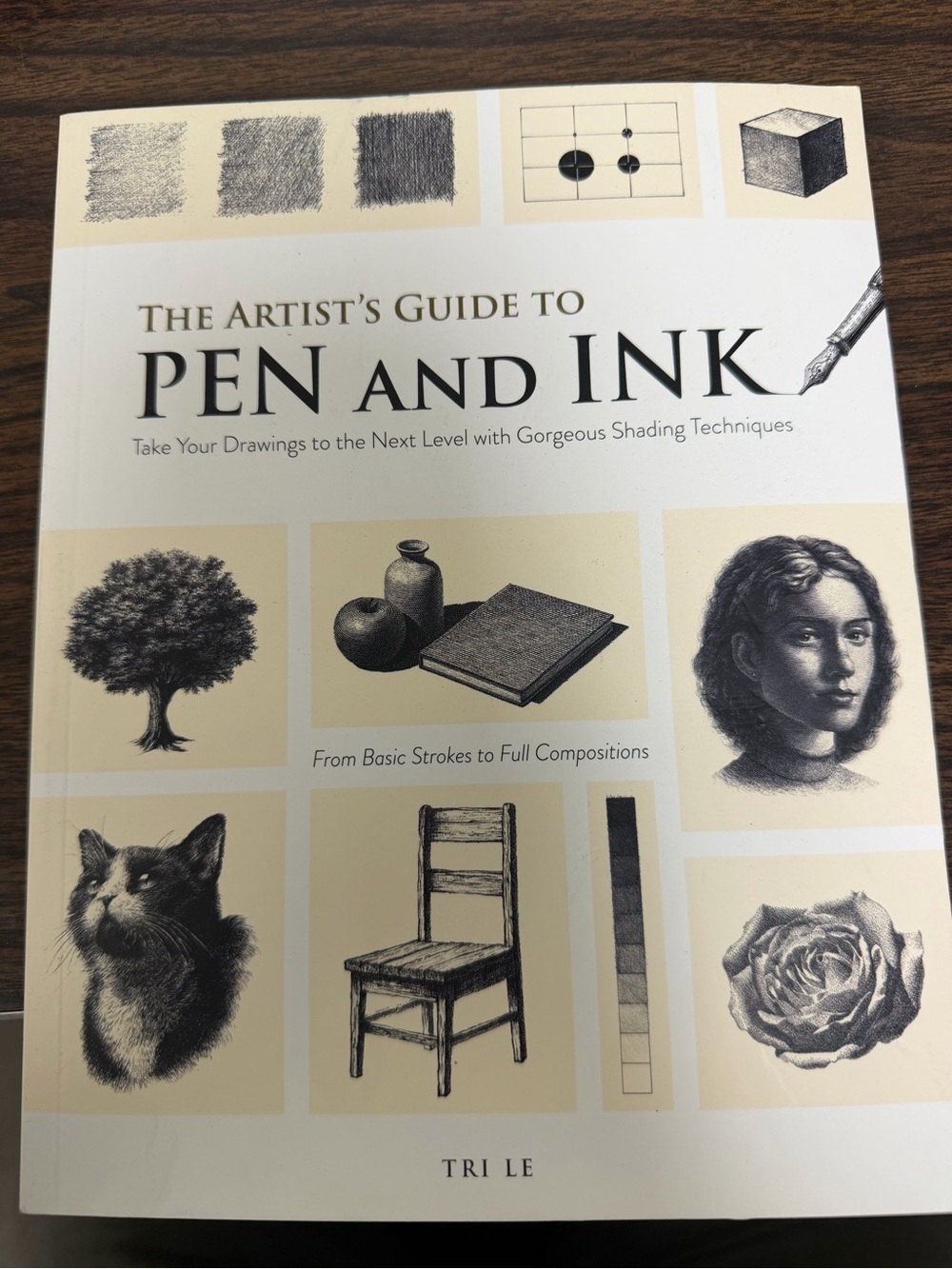 Pen and Ink Instruction Book - Cream/Black